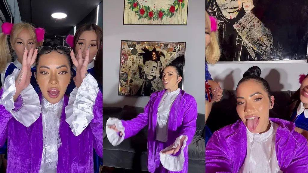 лесбиянка имеет классный косплей-секс с горячими азиатками-ndt056