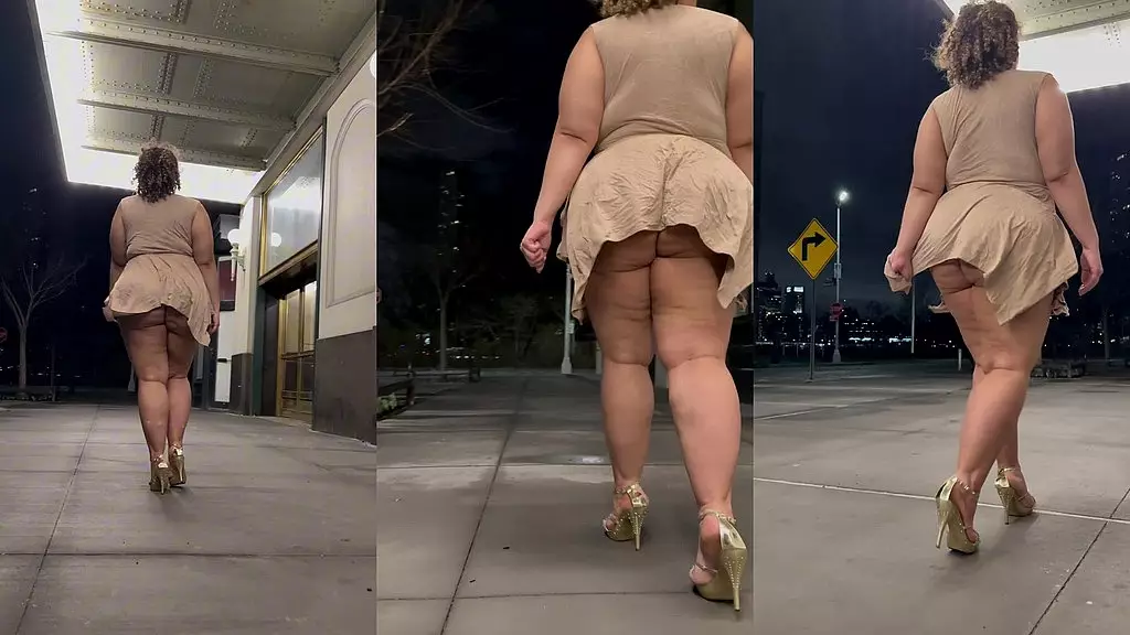 Борисуа Мами, толстые ноги, толстая задница, большая попка, толстушка Энджи Лав, двойник, фемдом, откровенная прогулка с переключателем, высокие каблуки