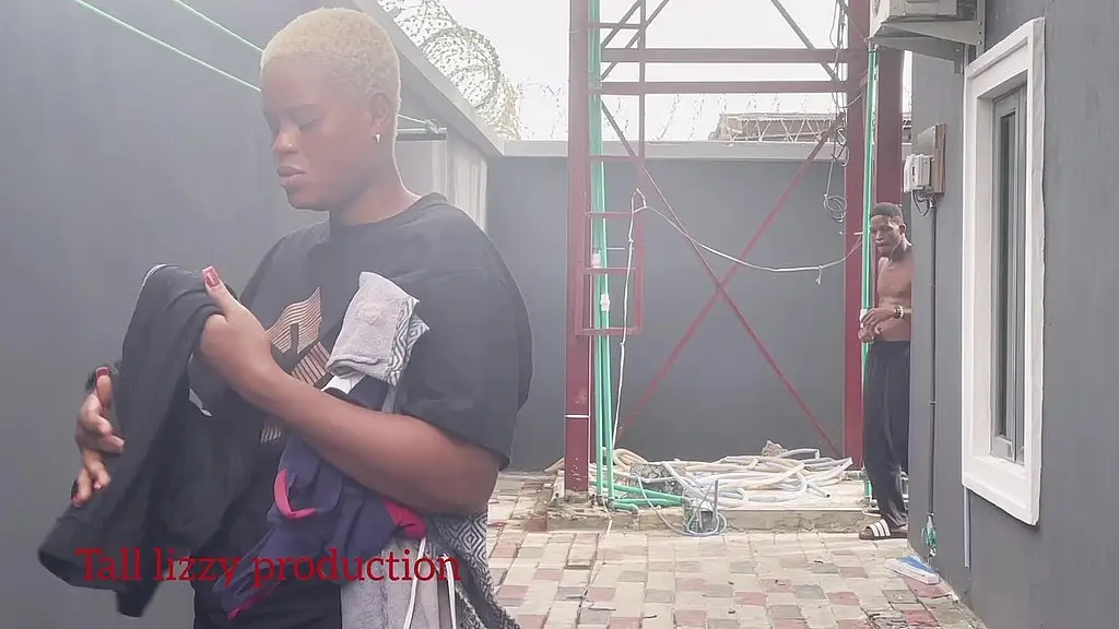 ade the house boy took lizzy the cleaner to his master bedroom for hot sex when his master wasn t around