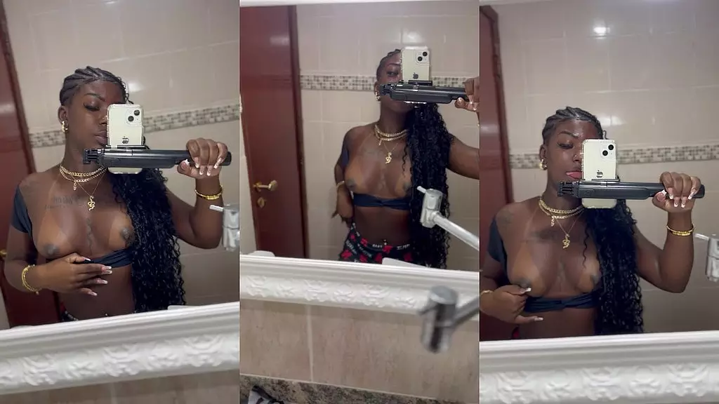 amo me exibir assim no espelho