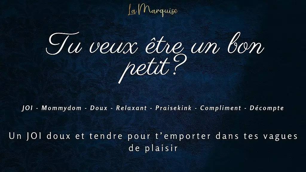 joi pour bon petit - французское аудио joi gentle mommydom