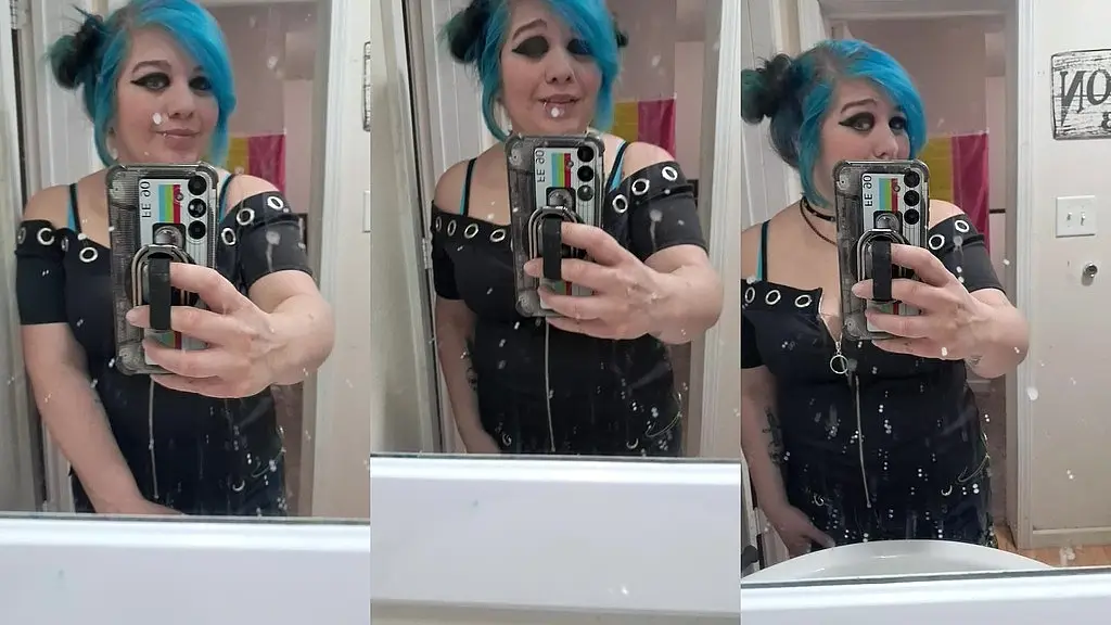 cute big titty goth girl hair! - kyra hellfire