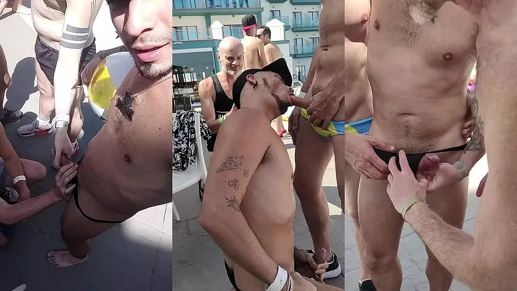 Фестиваль присосок у бассейна: мой член - жизнь выходных 2025 года!