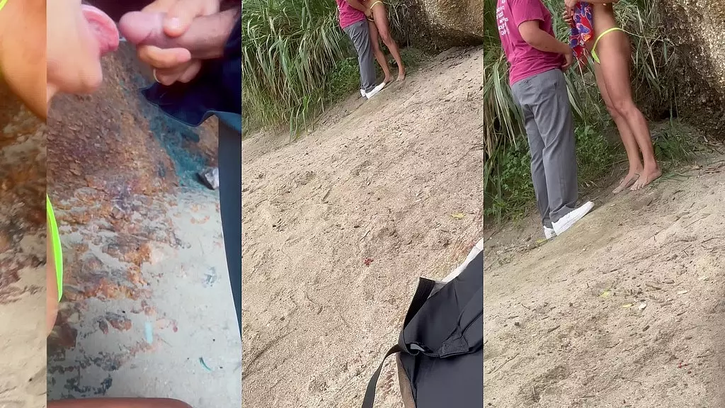 белинья дандо на пляже, движущемся внутри груди