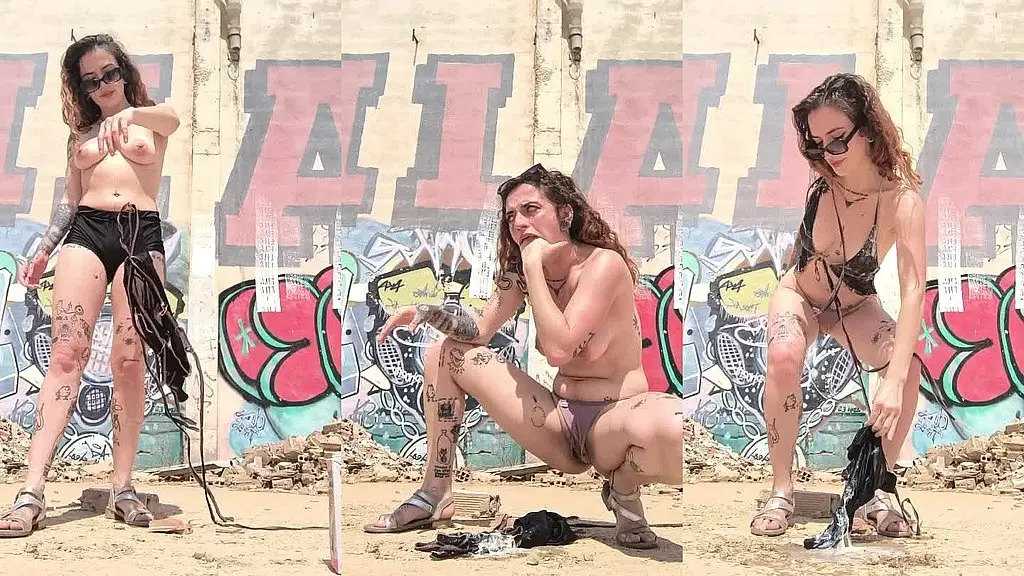 Малафальда блюет на заброшенной фабрике