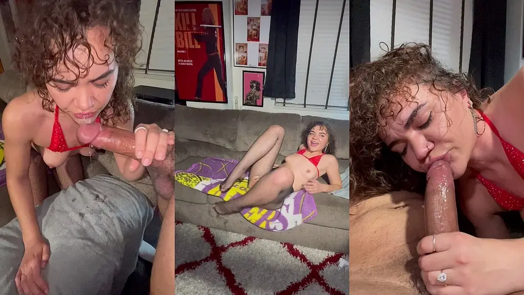 naudi nala pov небрежный минет с трахом и струей на большом члене (часть 4)