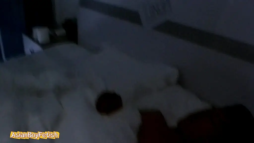 sleeping asian boy got boner by gay man