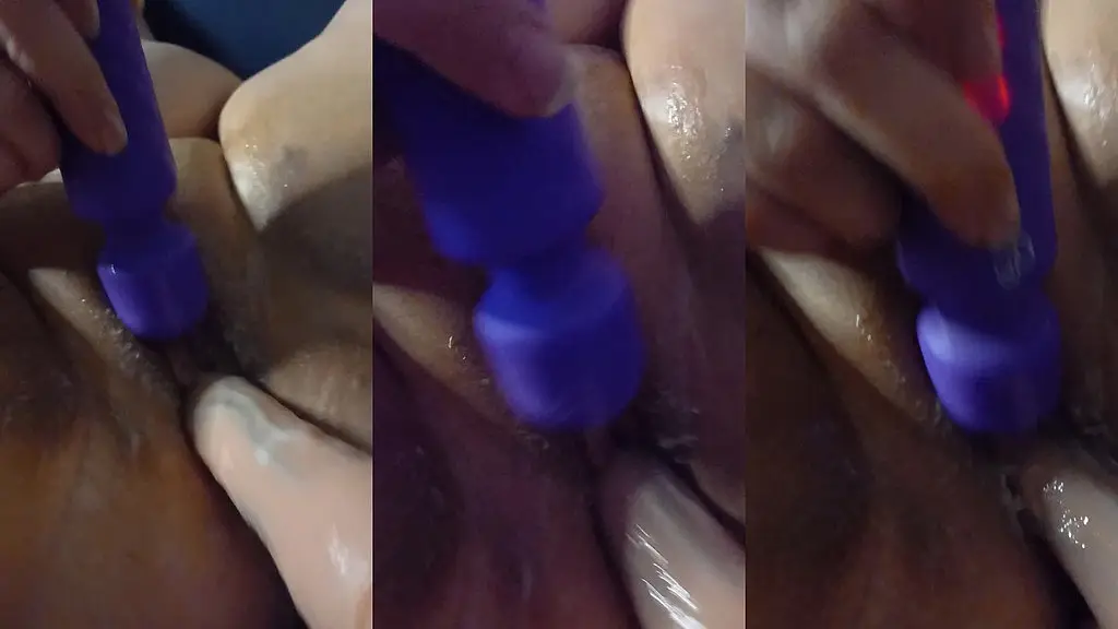 j adore me faire vibrer le clito pendant que je me fais prendre par un de mes ...