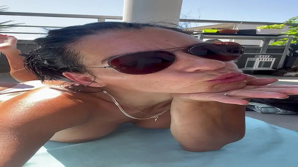 en mode bronzette de bon matin