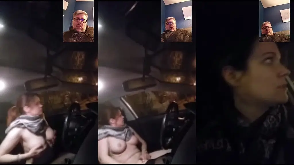 defi parking : seule dans ma voiture sur un parking, je me deshabille avec ...