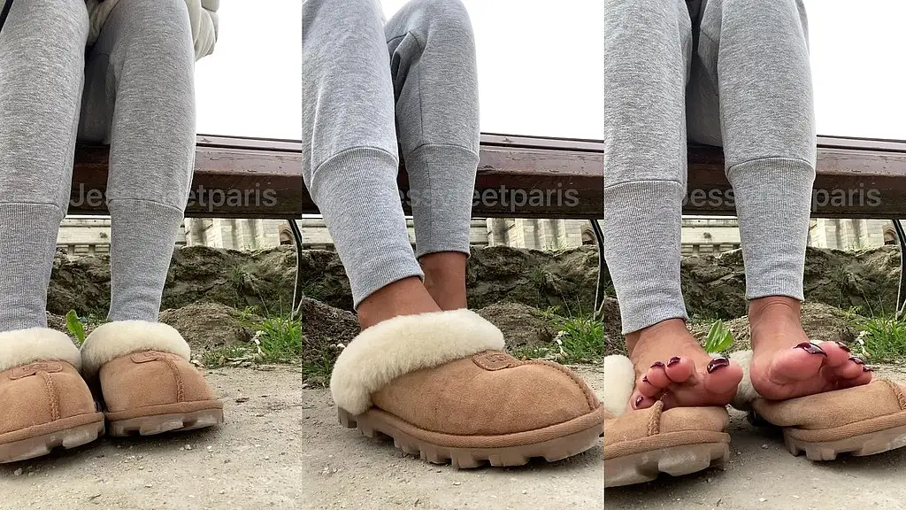 un bon feetworship dehors avant d’aller a la salle de sport qui vient ...