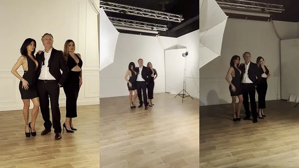 la suite de ce shoot ou je fais tomber ma robe pour mes fans