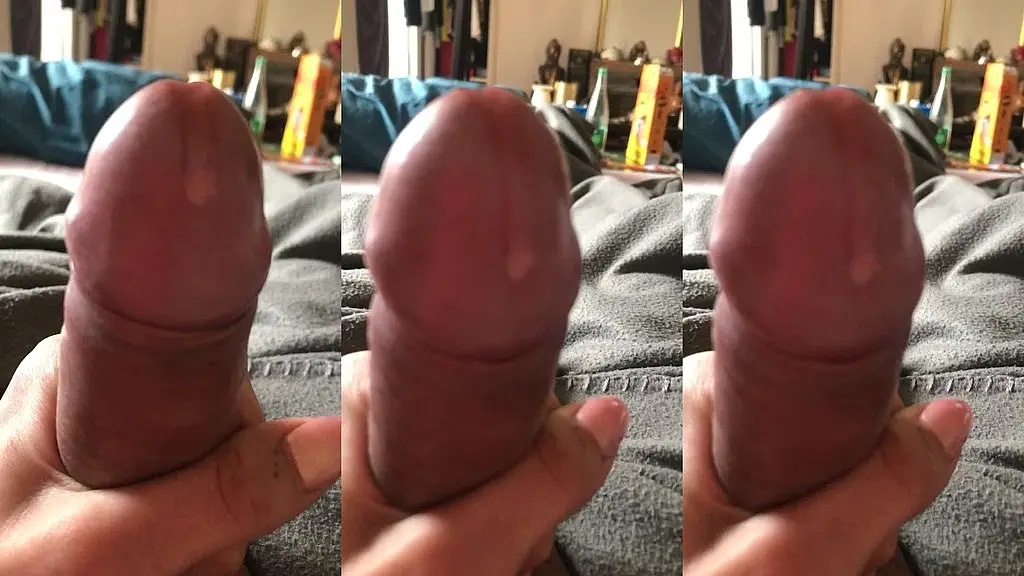 le genre de goutte qui coule le long de la verge