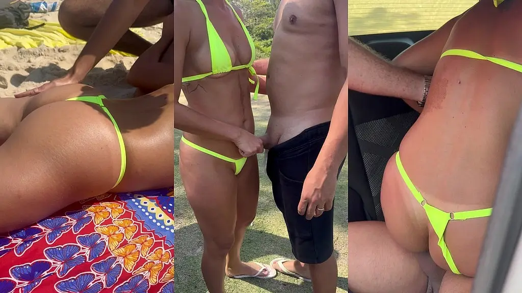 rodeada de homens em dogging no estacionamento do russo