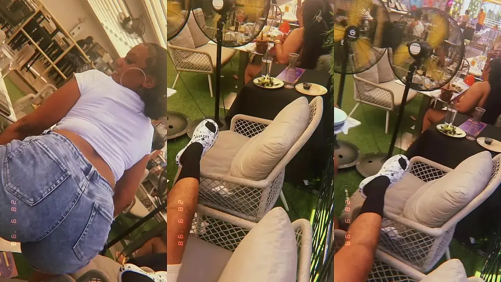 bae outside moving that ass