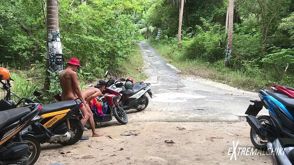 twink sex at bike parking