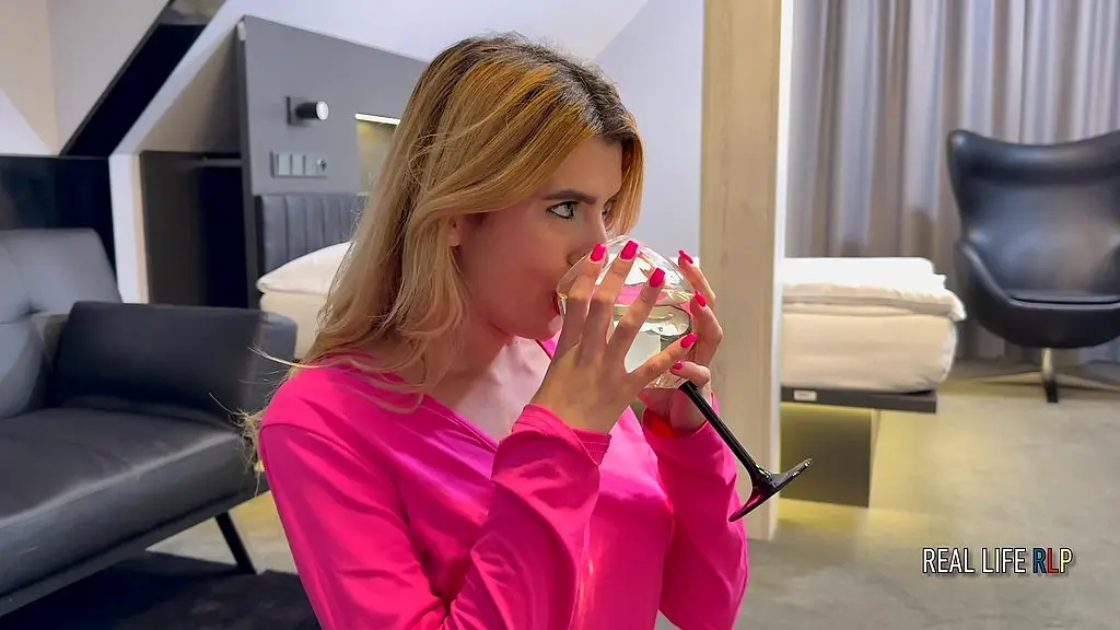 rlp 74: lola morango piss drinking.