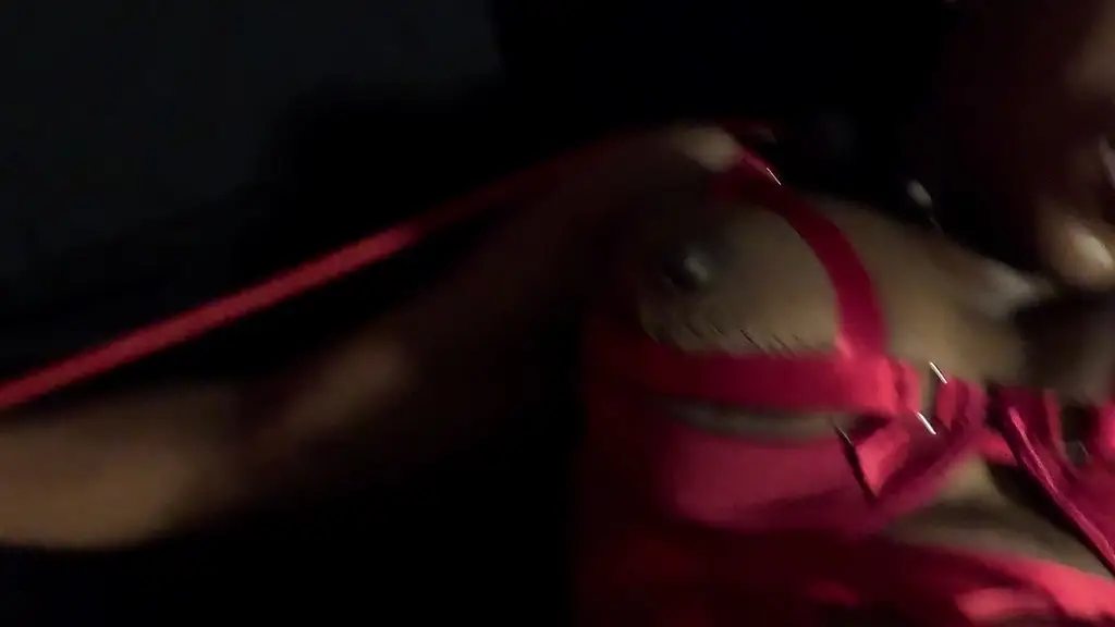 flower get tied up and flocked on the tits ass and pussy