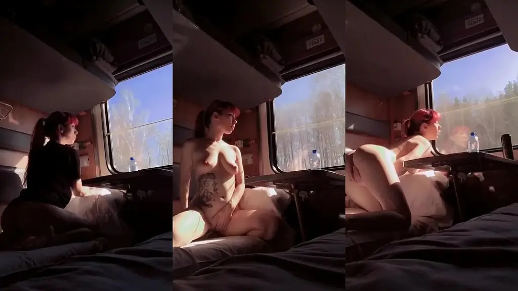 naked neighbor on the train