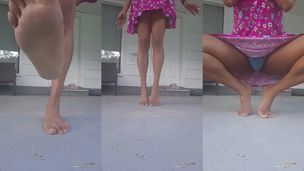 pirouettes on the patio!