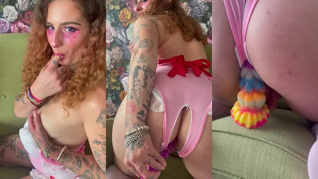 naught elf dildo play