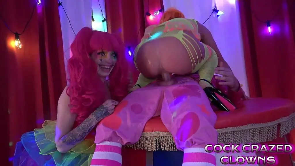 kimberly x joins the pink cock crazed clowns