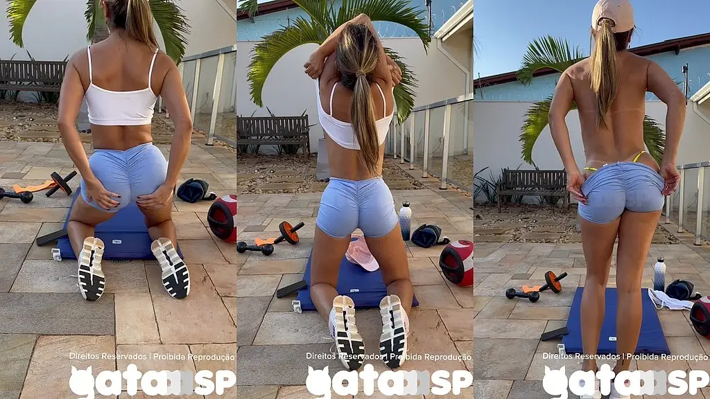 fui treinar e o clima esquentou, tive que me exibir pra vc!