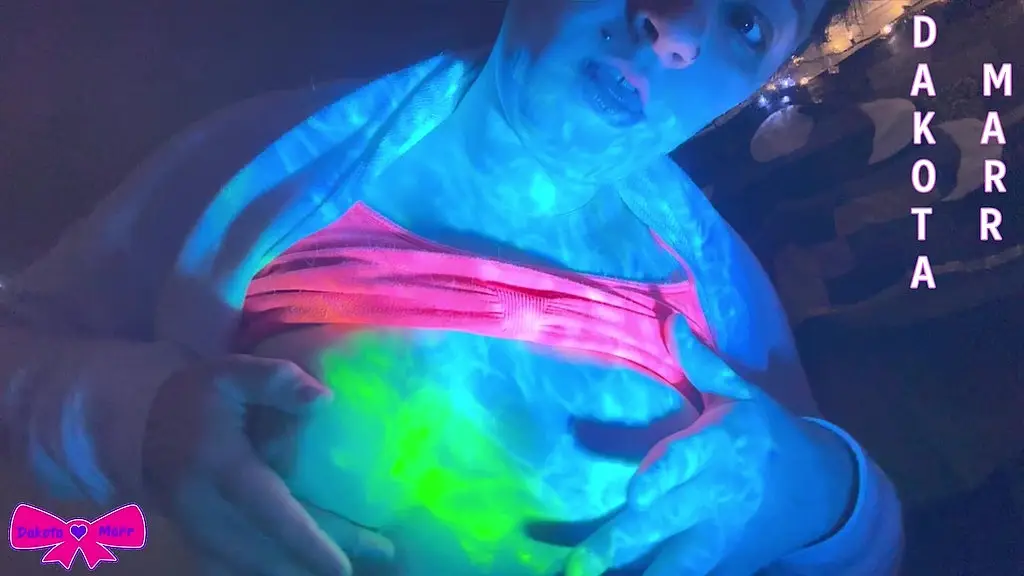 daddys girl dancing rave lights belly stomach fetish vibing dakota marr