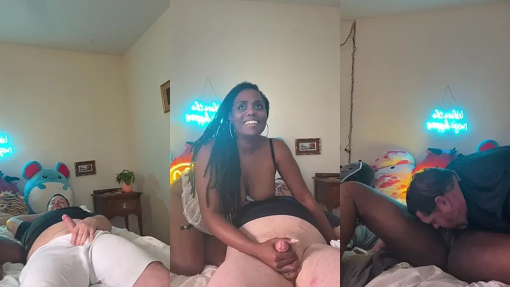 interracial suck and fuck funday beautiful ebony with her white boyfriend