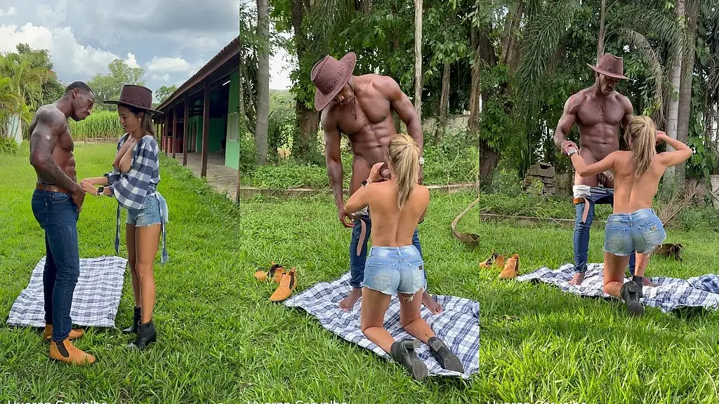 negao bbc caseiro . fode casada patroa hotwife na fazenda / parte 1