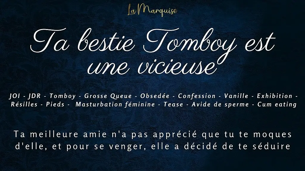 ta bestie tomboy est une vicieuse - french audio joi tomboy