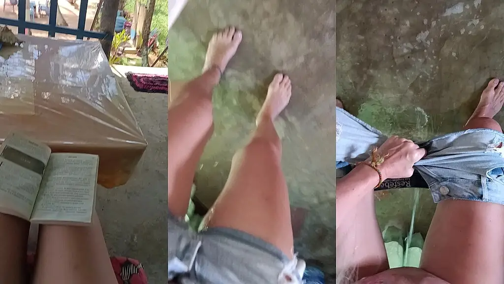 couldn t hold it anymore peeing on the floor