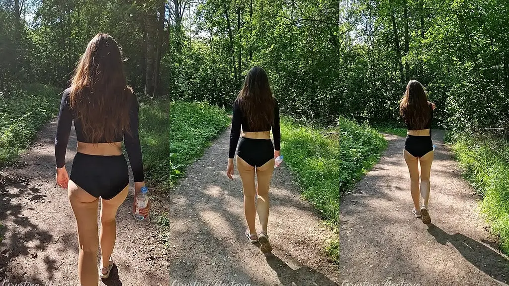 walking in nature