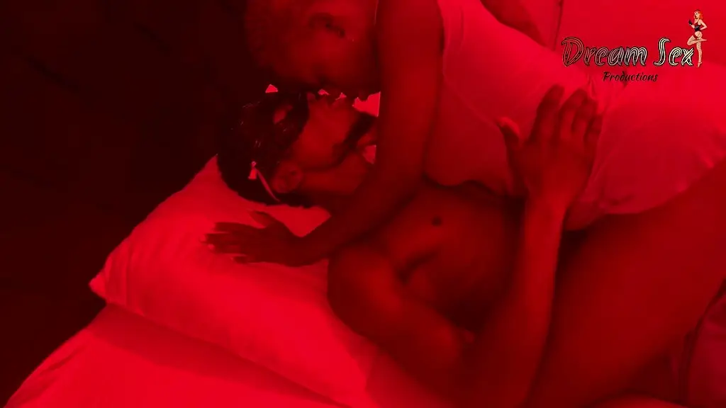 romantic fuck between two ebony couples