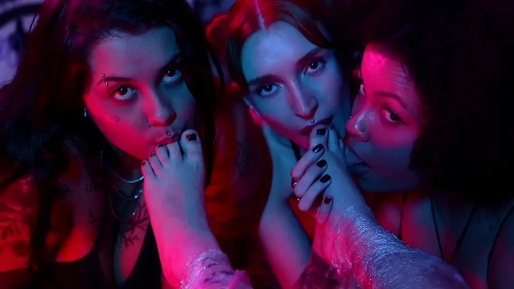 foot worship, tickling fetish & wax play with bratty girls