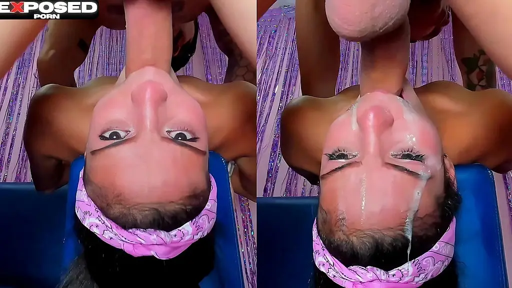 merciless throat fucking upside down