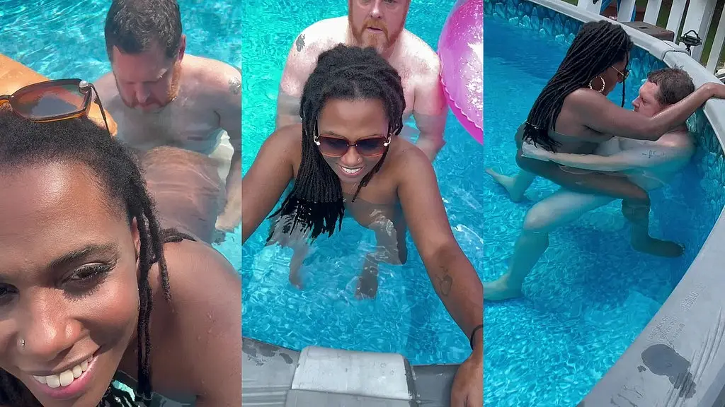 homemade amateur “wet & wild in the deep end”