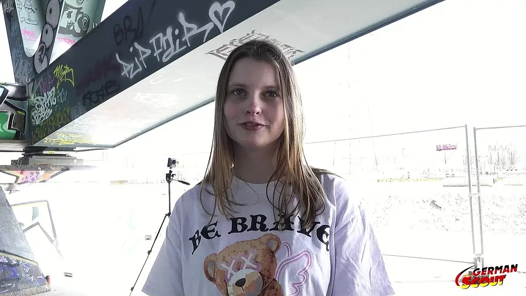 german scout - first anal sex for german skylar sweet at pick up casting in berlin