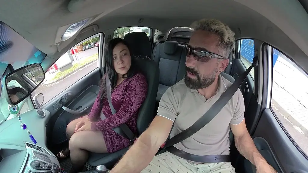 mugur and christina santes ride share fuck