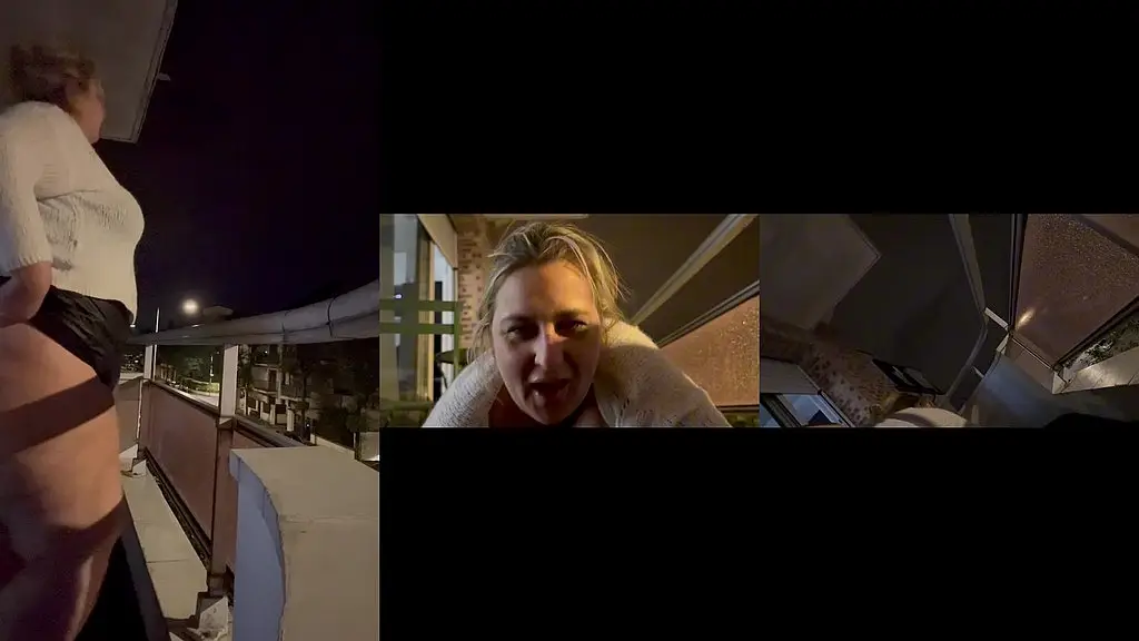 exhib exterieur sur une avenue avec un inconnu