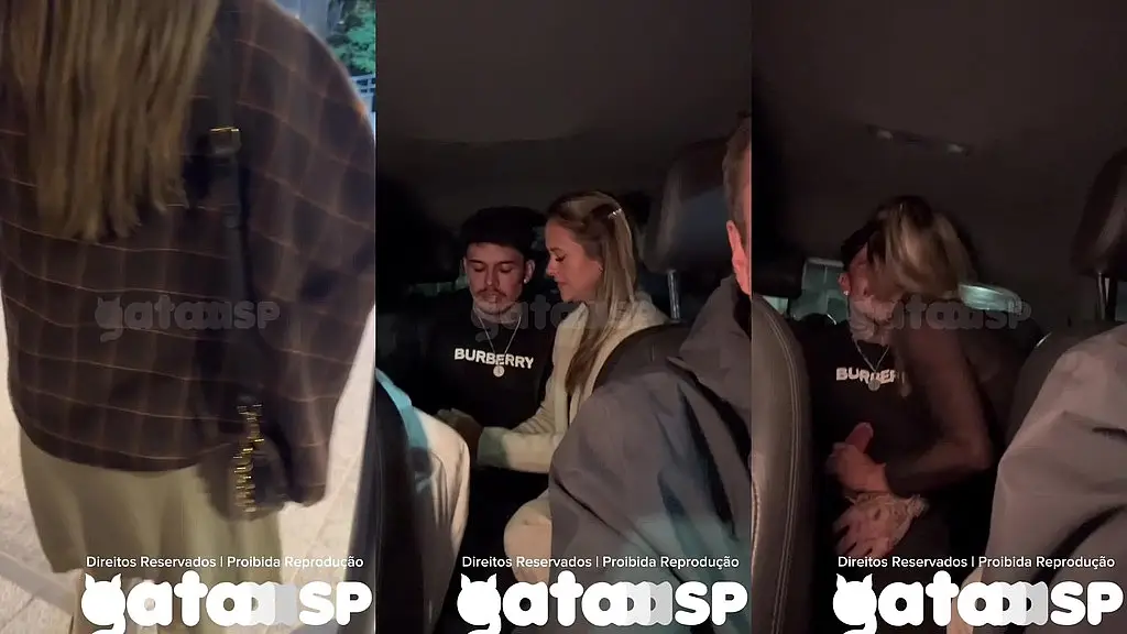 conheci um gato no barzinho, fiquei de namoradinha e levei-o embora no meu carro, enquanto corno dirigia!