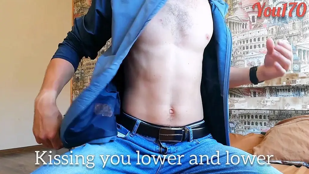 best guy jerks his big cock and talks