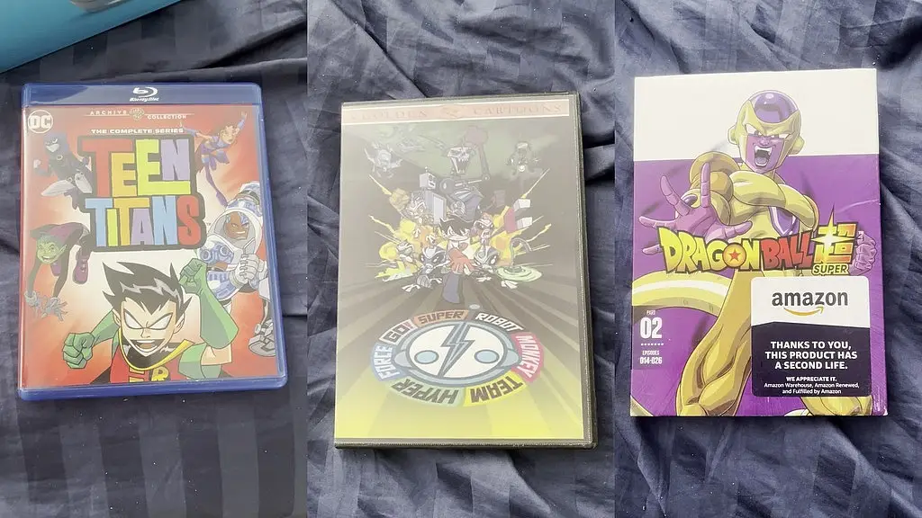 my entire dvd collection and some of the books i own