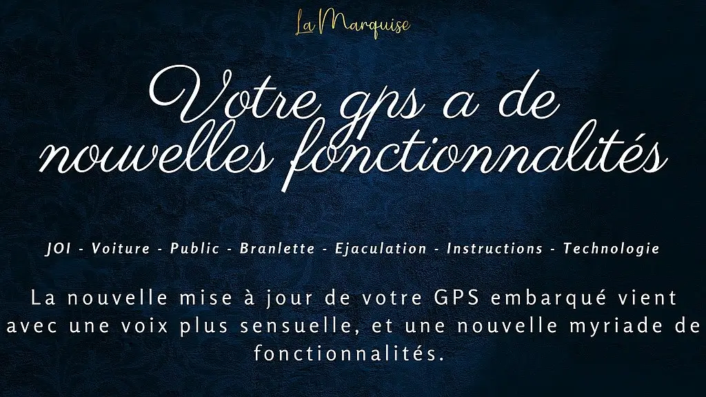 votre gps a une fonction joi - french audio joi