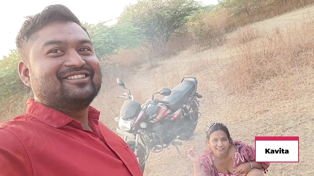 desi kavita whore fuck with client in jungle