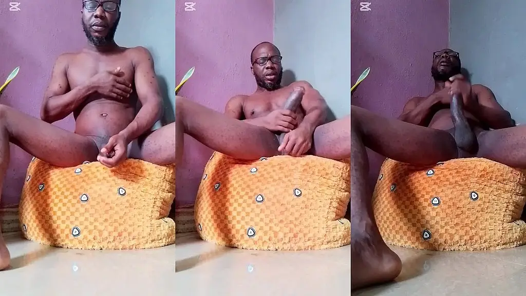 a fat dick on a solo ride