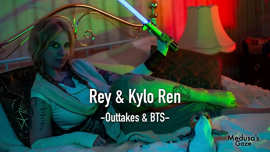 rey and kylo - outtakes & bts