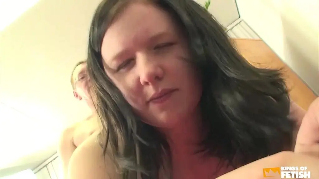 old man bangs hard a horny teen with shaved pussy on the bed