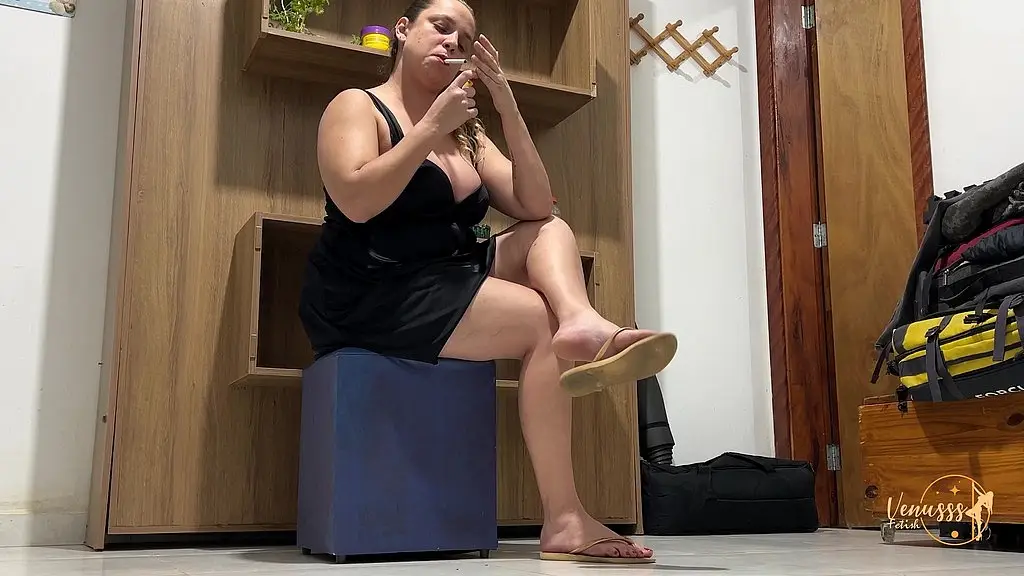 dangling my flip flops, smoking, filing my nails, and ignoring you!