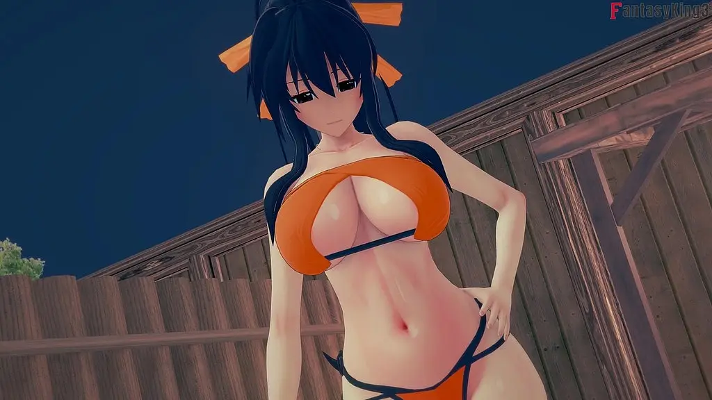 the threesome with akeno and kuroka is just beginning - hs dxd ntr madness 11 - full movie on sheer & ptrn: fantasyking3